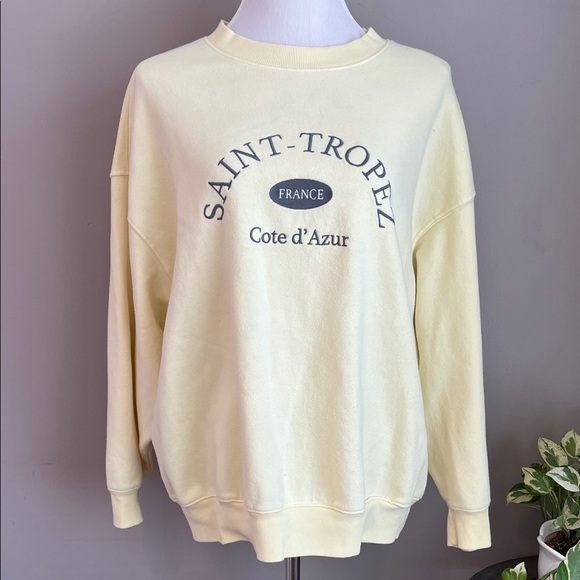 ⭐️⭐️ PICK 5 / $20 Wild Fable Yellow Women's Sweatshirt XXL - Picture 2 of 7
